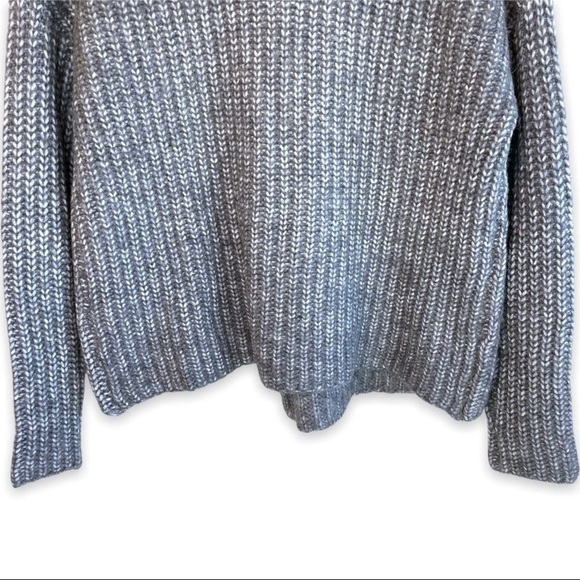 For The Republic Wool Blend Asymmetrical Ribbed Sweater - Picture 7 of 8